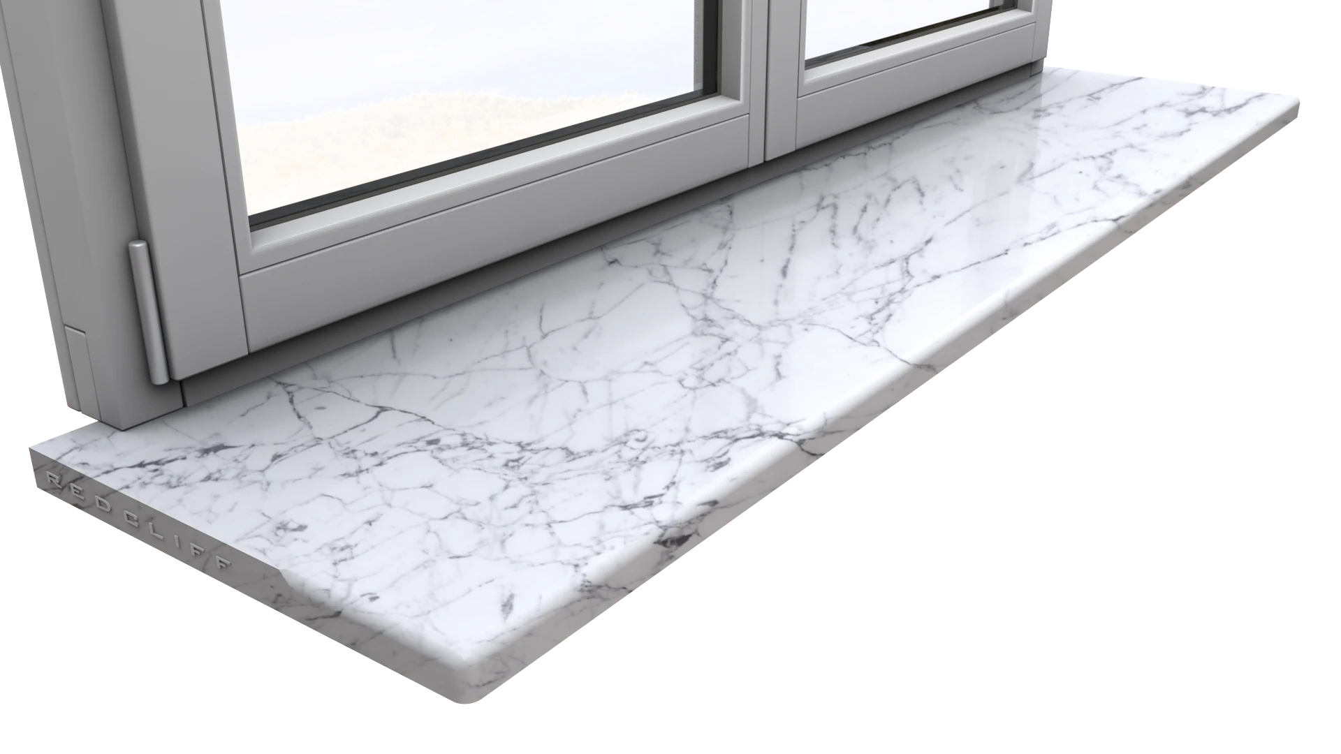 Підвіконня з мармуру BIANCO CARRARA (Італія) Підвіконня з мармуру BIANCO CARRARA (Італія)